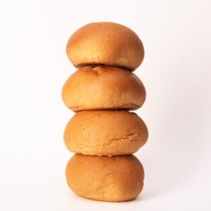 4" Brioche Burger Bun No Seeds - 10 per pack